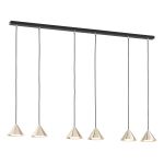 Emibig Pendel Lampe Elit Stål Svart | Egnet for 6x GX53 - Max 12W