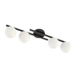 Emibig Taklampe Kairo Stål Svart | Egnet for 4x E14 - Max 10W