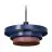 Ledvance LED Pendel Lampe Decor Layers Pendel Lampe Stål Blå | Egnet for 1x E27